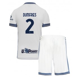 Inter Milan Denzel Dumfries #2 Auswärtstrikot 2024-25 Kurzarm (+ kurze hosen)